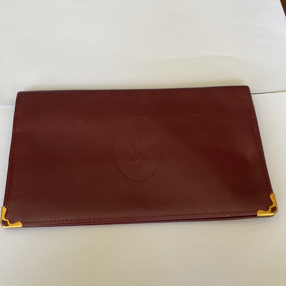 Cartier bellows wallet